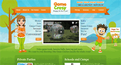 Desktop Screenshot of gamecrazyparty.com